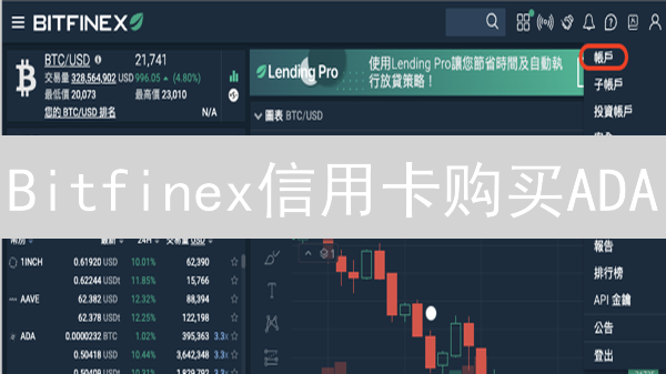 Bitfinex信用卡购买ADA：避坑指南与省钱秘籍 (2024最新)