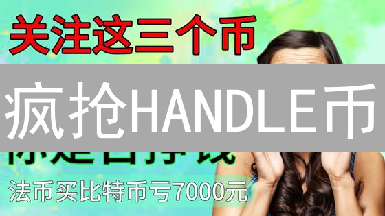 疯抢HANDLE币？年底暴涨机会仅剩72小时！
